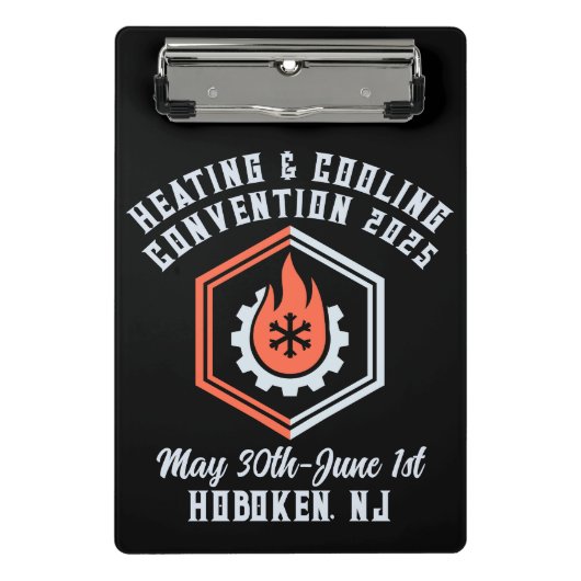 -stijl het Verwarmen en het Koelen Verdrag Mini Klembord (Voorkant)