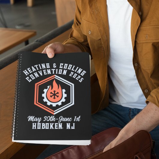 -stijl het Verwarmen en het Koelen Verdrag Notitieboek