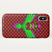 Stijl: Hoesje-Mate Stoere Apple iPhone XS Hoesje S (Achterkant (horizontaal))