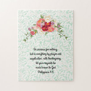  stijl hoest bloemen Faith Puzzle Legpuzzel