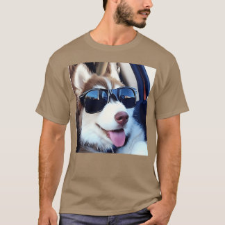 Stijl hond vriend grappig t-shirt