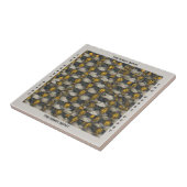  Stijl HoneyBee Patroon Naam Keramische Tegel Tegeltje (Zijkant)