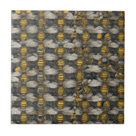 stijl HoneyBee Pattern Tegeltje