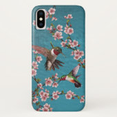  stijl Hummingvogels & bloesems Case-Mate iPhone Case (Achterkant)