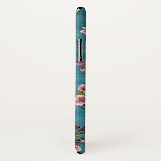  stijl Hummingvogels & bloesems Case-Mate iPhone Case (Achterkant / rechts)