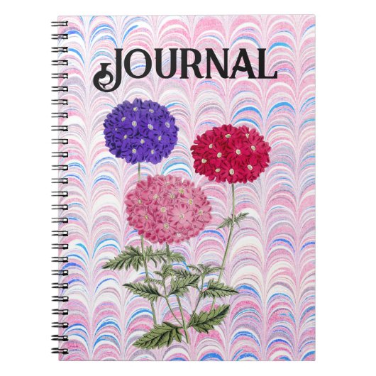stijl Hydrangea Flower Art Journal Notitieboek (Voorkant)