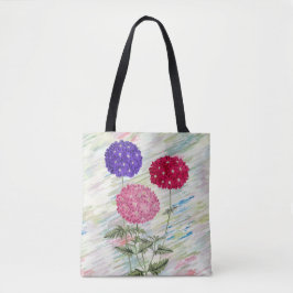  stijl Hydrangea Flowers Canvas tas