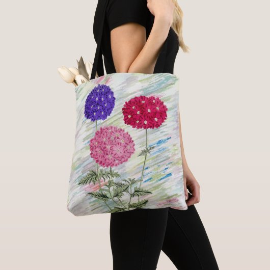 stijl Hydrangea Flowers Canvas tas (Dichtbij)