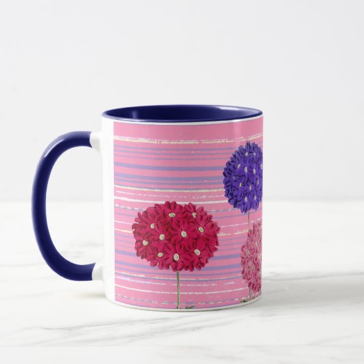 stijl Hydrangea Flowers Mok Cup (Links)