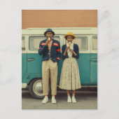  stijl ijsmoment briefkaart (Voorkant)