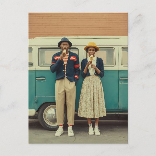 stijl ijsmoment briefkaart (Voorkant)