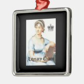  stijl Jane Austen kerstversiering Metalen Ornament (Links)