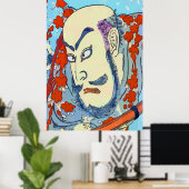 stijl Japanse Samurai-afdrukken Poster (Thuiskantoor)