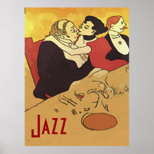 stijl Jazz Kiss Poster