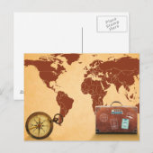 Stijl, Kaart van de Wereld Print (Voorkant / Achterkant)