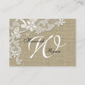 Stijl Kant Design Insert kaart (Achterkant)