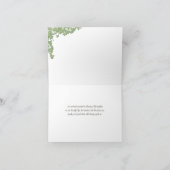  stijl kantfoto Dank u Bedankkaart (Binnen)