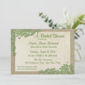  stijl kantontwerp Vrijgezellenfeest Kaart (Staand voorkant)