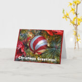  stijl kerst feestelijke vakantie Kaart (Gele Bloem)