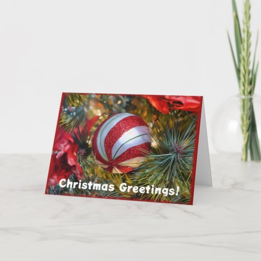  stijl kerst feestelijke vakantie Kaart (Voorkant)