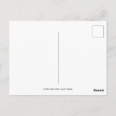  stijl kerst sneeuwuil en Evergreen Briefkaart (Achterkant)