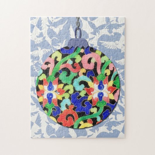  stijl kerst vakantie Ornament puzzel Legpuzzel (Verticaal)