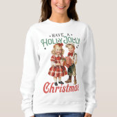  Stijl Kerstmis Kinderen Holly Jolly Trui (Voorkant)