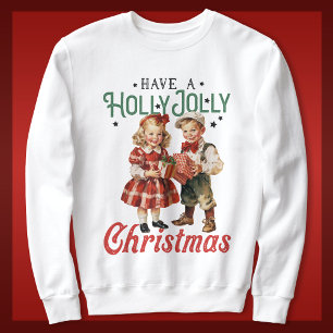 Stijl Kerstmis Kinderen Holly Jolly Trui