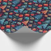 stijl kerstversiering motief ( cadeaupapier (Hoek)