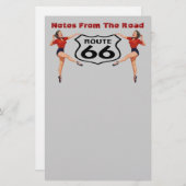  stijl "Kicks" — Stationery past Gezegde aan Briefpapier (Voorkant / Achterkant)