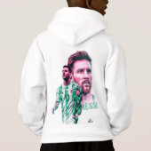 Stijl: Kinderen Pullover Hoodie Als het weer buite (Achterkant)