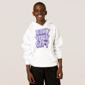 Stijl: Kinderen Pullover Hoodie Wanneer het weer u (Voorkant volledig)