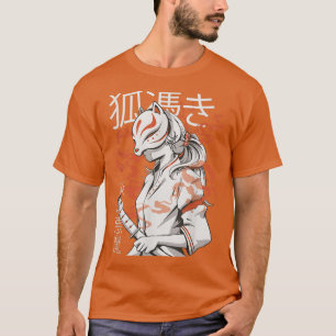  stijl Kitsune Japans Anime Otaku Aesthet T-shirt