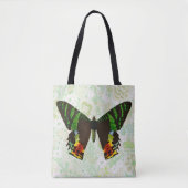 Stijl Kleurrijke Vlinder Bloemen Canvas tas (Voorkant)