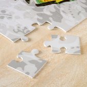  stijl kleurrijke vlinder Puzzle Legpuzzel (Zijkant)