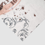  stijl koffiepatroon tissuepapier (Detail)