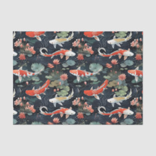 Stijl Koi Vis Decoupage Tissuepapier