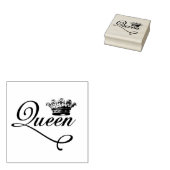  stijl Koningin van alles kroonplanner Rubberstempel (Gestempeld)
