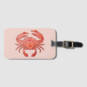 Stijl Krab Bagagelabel