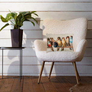  stijl kudde van zittende vogels accent kussen