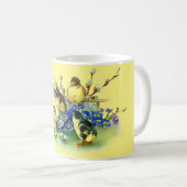 stijl kuikens & konijn paasfeest Mok (Voorkant rechts)