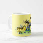 stijl kuikens & konijn paasfeest Mok (Voorkant links)