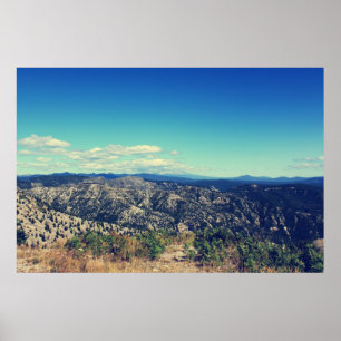  stijl landschapsfotokunst. poster