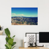  stijl landschapsfotokunst. poster (Thuiskantoor)