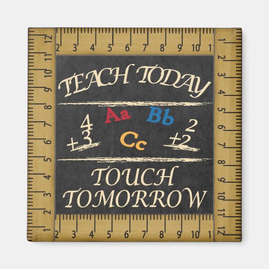  stijl lesgeven vandaag leraar magneet (Voorkant)