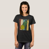  stijl Leuke ananas fruit T-shirt (Voorkant volledig)