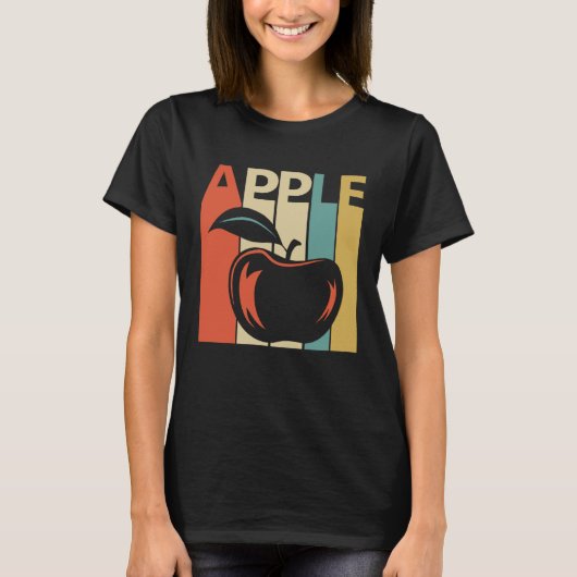  stijl Leuke Apple Fruit T-shirt (Voorkant)