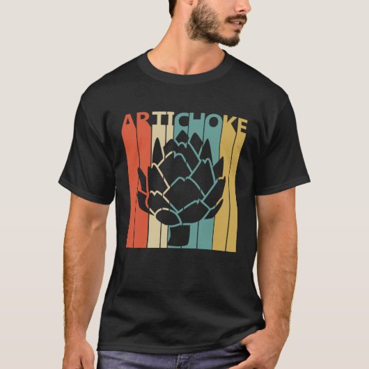  stijl Leuke artisjok Groente T-shirt (Voorkant)