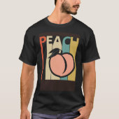  stijl Leuke perzik Fruit T-shirt (Voorkant)