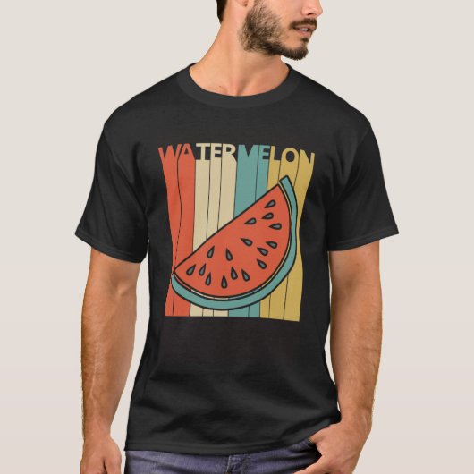 stijl Leuke Watermeloen Fruit T-shirt (Voorkant)